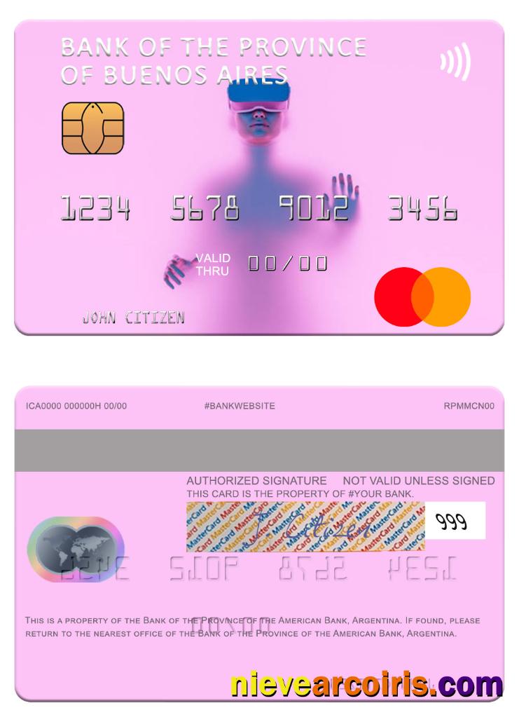 Argentina Bank of the Province of Buenos Aires mastercard